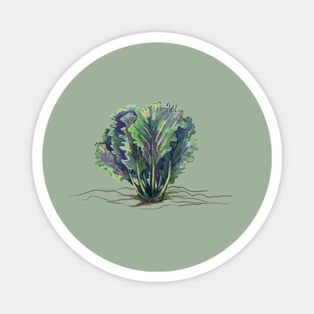 Kale Growing Magnet by ericamhf86